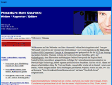 Tablet Screenshot of gusewski.ch